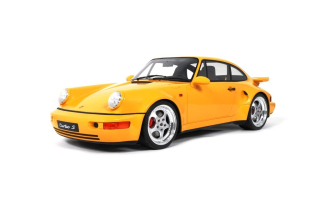 Porsche 911 964 Turbo S 1994 yellow 1:8 GT Spirit