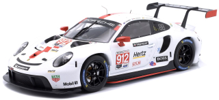 Porsche 911 RSR Team Porsche GT #912 Bamber/Jaminet/Vanthoor 2nd GTLM 24H Daytona 2020 1:18 Ixo Models