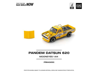 Pandem Datsun 620 *Mooneyes* yellow/black 1:64 Pop Race