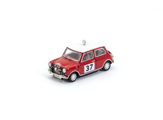 Mini Cooper Championship Car #37 *RHD* 1964 red/white 1:64 Tiny Toys
