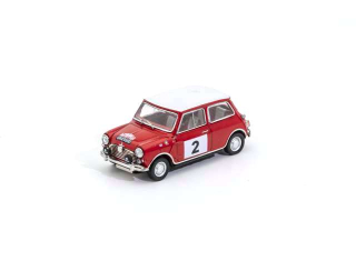 Mini Cooper #2 *RHD* 1966 red/white 1:64 Tiny Toys