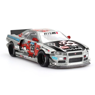 Nissan Skyline GT-R R34 Kaido Star Racing 1:64 Mini GT