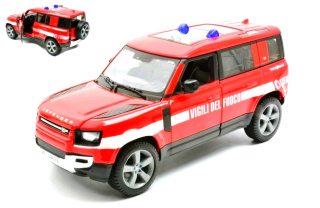 Land Rover Defender 110 Fire department Italy 2022 1:24 Bburago