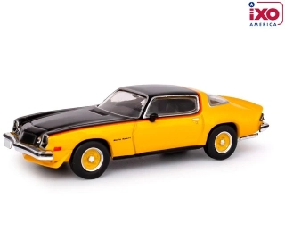 Chevrolet Camaro Rally Sport 1976 bright yellow/black 1:64 Ixo America