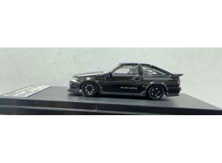 Toyota AE86 black 1:64 Street Weapon