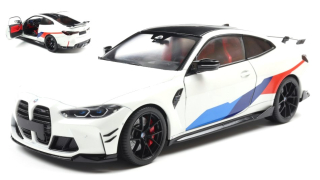 BMW M4 Performance Parts 2025 white/blue/red 1:18 Solido