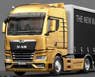 MAN TGX gold 1:24 Solido