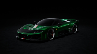 Ferrari F80 Green Jewel with Livery 1:12 Looksmart