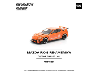 Mazda RX8 Re-Amemiya chrome orange 1:64 Pop Race
