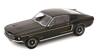 Ford Mustang GT Fastback 1968 black 1:18 KK Scale
