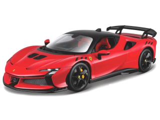 Ferrari SF90XX Stradale 2024 red/red seats 1:18 Bburago