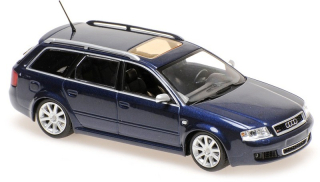 Audi RS6 Avant 2002 blue metallic 1:43 Minichamps