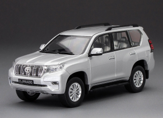 Toyota Land Cruiser Prado 2018 silver 1:43 Vitesse