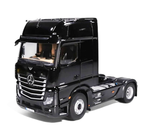 Mercedes-Benz Actros L 1863 Gigaspace 4x2 Mirrorcam Tractor Truck 2-Assi 2023 black 1:18 NZG