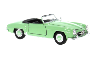Mercedes-Benz 190 SL Convertible (W121) 1955 green 1:24 Welly