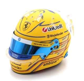 Helmet - Lewis Hamilton - Scuderia Ferrari HP Miami GP 2025 1:5 Look Smart Models