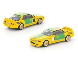 Nissan GT-R R32 JCT Group A 1992 yellow/green 1:64 Pop Race