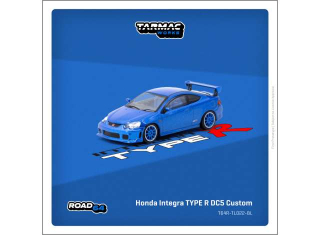 Honda Integra TYPE R DC5 Custom blue metallic 1:64 Tarmac