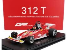 Ferrari F1 312T Team Everest #36 G.Martini BRDC International Trophy Silverstone 1976 with Pilot Figure 1:18 GP Replicas