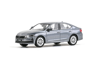 Škoda Octavia IV FL 2024 šedá graphite metalíza 1:43 Abrex