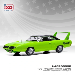 Plymouth Road Runner Superbird 1970 limelight green 1:43 Ixo America