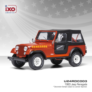 Jeep Renegade 1983 sebring red 1:24 Ixo America