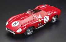 Ferrari 315S 3.8L V12 Spider Team Scuderia Ferrari #8 Evans/Severi 5th 24H Le Mans 1957 1:43 Top Marques
