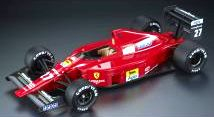 Ferrari F1 640 F1-89 #27 N.Mansell 2nd France GP 1989 with Pilot Figure 1:18 GP Replicas