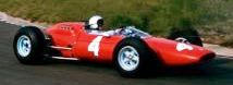 Ferrari F1 512 #4 L.Bandini 4th Monza Italy GP 1965 with Pilot Figure 1:18 GP Replicas