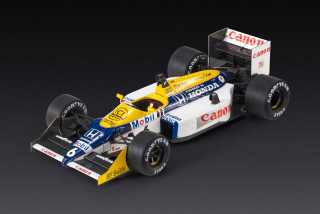 Williams F1 FW11B Honda #6 N.Piquet World Champion Winner Germany GP 1987 with Pilot Figure 1:12 GP Replicas