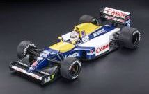 Williams F1 FW14B Renault #5 Nigel Mansell World Champion Winner British GP 1992 with Pilot Figure 1:43 GP Replicas