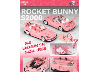 Rocket Bunny S2000 RB *Valentine* pink 1:64 Microturbo