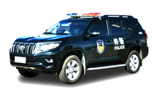 Toyota Land Cruiser Prado Beijing Police SWAT 2018 1:43 Vitesse