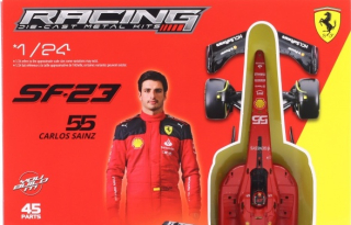 KIT -  Ferrari SF23 #55 C.Sainz 2023 with Helmet 1:24 Bburago
