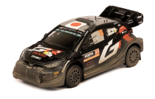 Toyota Yaris Rally1 Hybrid #18 T. Katsuta/A. Johnston Winner Safari Rally Kenya 2024 1:43 Ixo Models