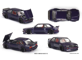 BMW M3 (E30) Kaido GT V2 1989 purple 1:64 Mini GT