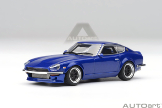 Nissan Fairlady z (S30) Wangan Midnight Akuma NO Z (Comix 4 Version) 1990 blue 1:64 AUTOArt