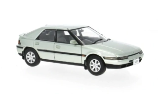 Mazda 323 F 1989 light green 1:24 WhiteBox