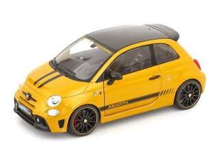 Fiat F595 Abarth Solido Works yellow 1:18 Solido