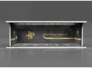 Parking Garage *JPS with light* black/gold 1:64 Black Box Diorama