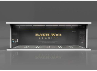 Parking Garage *RWB with light* gold/black 1:64 Black Box Diorama