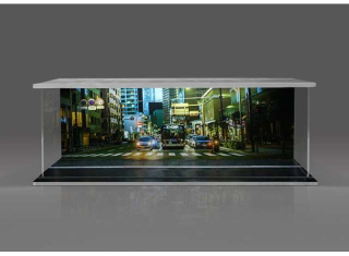 Parking Garage *Cityscape with light* 1:64 Black Box Diorama