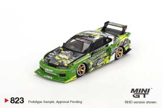 Nissan Silvia S15 LB-Super Silhouette #555 V2 Formula Drift Japan 2024 1:64 Mini GT