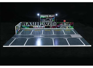 Diorama *RWB parking lot* 1:64 Black Box Diorama 