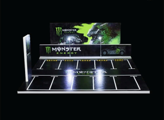 Diorama *Monster parking lot* 1:64 Black Box Diorama