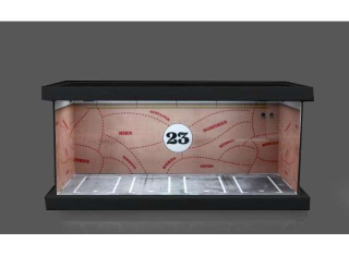  Diorama *Pink pig parking lot* pink 1:64 Black Box Diorama