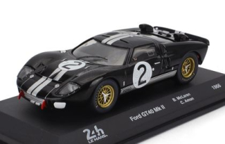 Ford USA GT40 MKII 7.0l V8 #2 Bruce McLaren, Chris Amon Winner 24h Le Mans 1966 1:43 Altaya