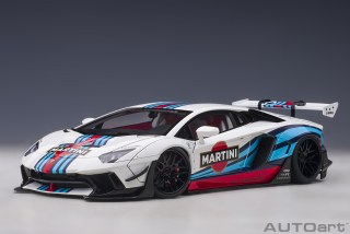 LB-Works Lamborghini Aventador Limited Edition Martini Livery 1:18 AUTOart