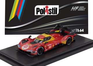 Ferrari 499P 3.0l Turbo V6 #50 Antonio Fuoco - Miguel Molina - Nicklas Nielsen Winner 24h Le Mans 2024 1:64 Polistil