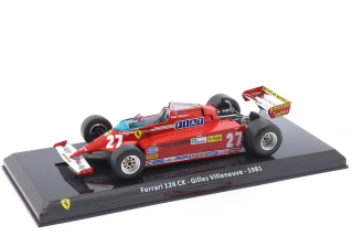 Ferrari 126CK #27 Gilles Villeneuve 1981 1:24 Premium Collectibles